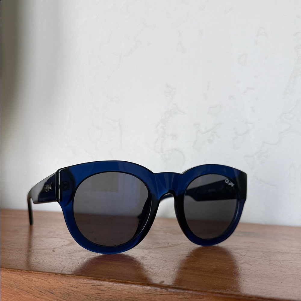 Quay Blue and Black Sunglasses